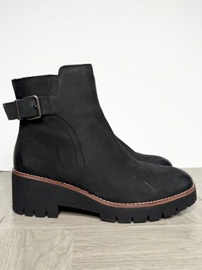 Blondo Darleen Black Nubuck Boot 9 1/2 M